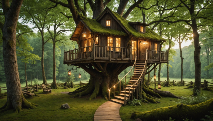 Where to rent a treehouse in auvergne, france ?