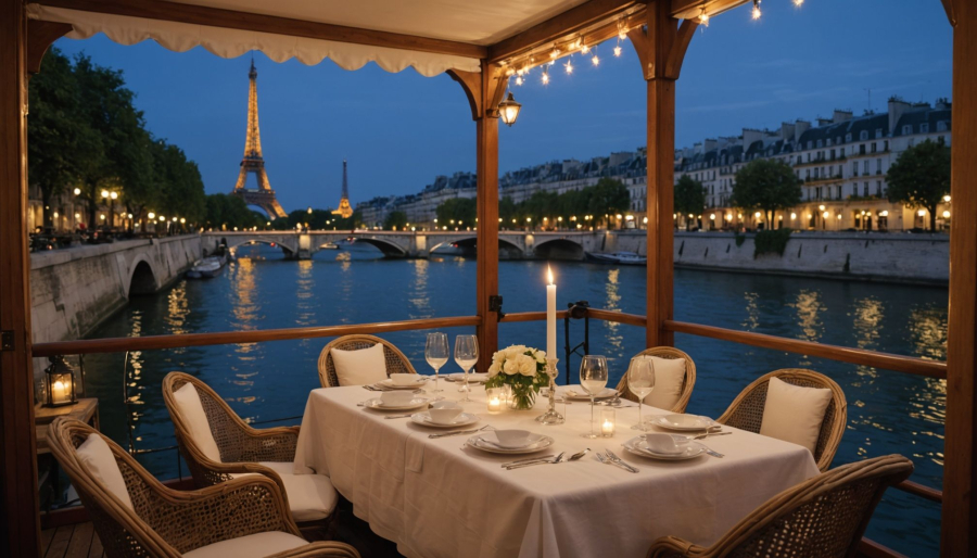 Why eating on a boat in paris beats any traditional restaurant ?
